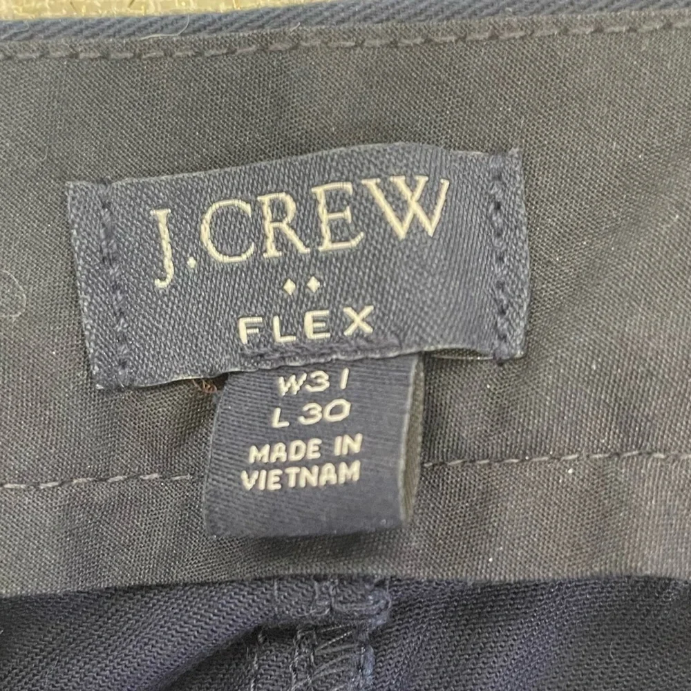 J. Crew Men's‎ Flex Straight Navy Chino's Size 30 X 31
